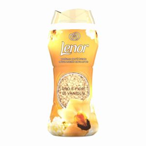 خوشبو کننده لباس Lenor مدل Oro E Fiori Di Vaniglia وانیل و ارکیده طلایی وزن 210 گرم