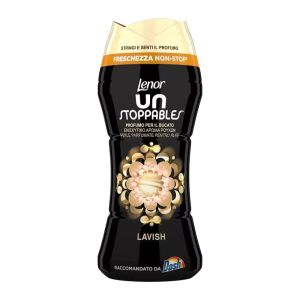 خوشبو کننده لباس Lenor مدل Unstoppables Lavish رایحه گل ها وزن 210 گرم