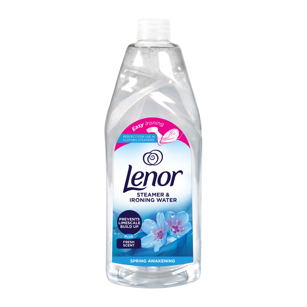 مایع اتو و اتو بخار لنور Lenor مدل Spring Awakening رایحه شکوفه های بهاری حجم 1000 میل