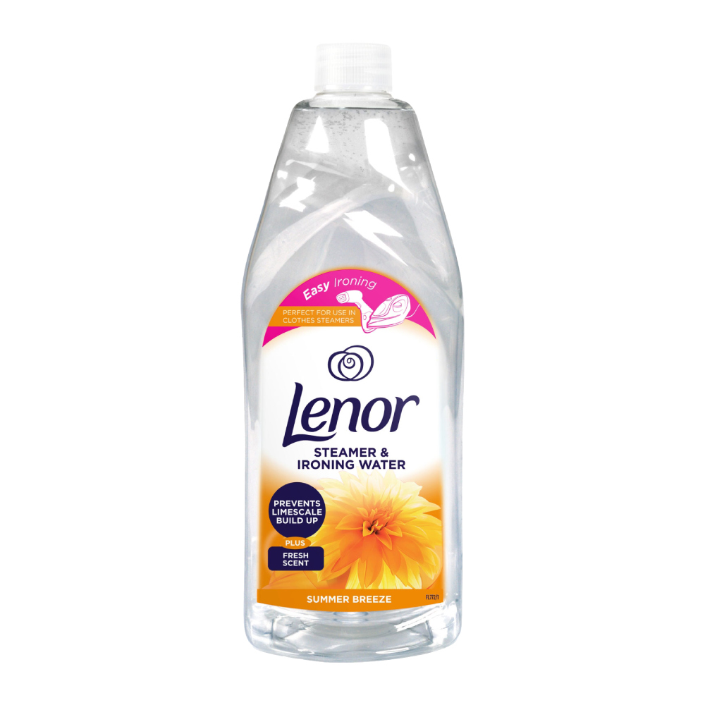 مایع اتو و اتو بخار لنور Lenor مدل Summer Breeze رایحه نسیم تابستانی حجم 1000 میل