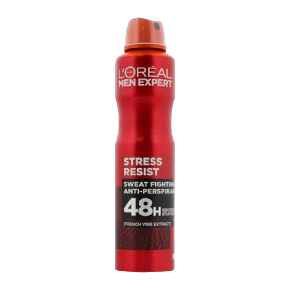 اسپری ضد تعریق مردانه لورآل L'Oreal مدل Stress Resist حجم 250 میل