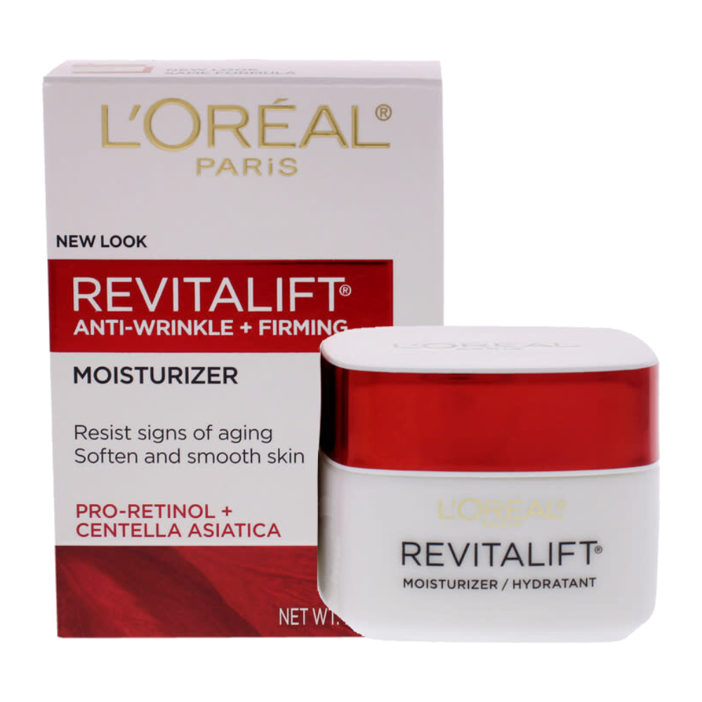 کرم روز ضد چروک لورآل L'Oreal مدل Revitalift آبرسان قوی وزن 48 گرم