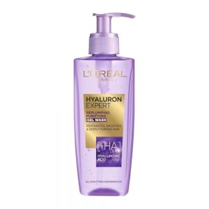 ژل شستشوی پوست لورآل L'Oreal مدل Hyaluron Expert مناسب انواع پوست حجم 200 میل