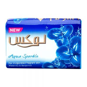 صابون دست و بدن اوکس Lux مدل Aqua Sparkle رایحه نیلوفر آبی و ترنج وزن 90 گرم