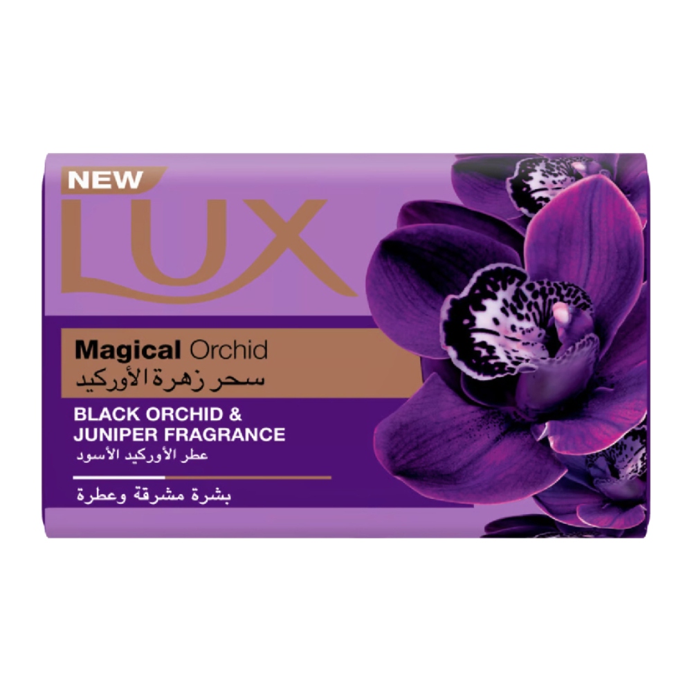 صابون حمام لوکس Lux مدل Magical Orchd رایحه گل ارکیده وزن 170 گرم