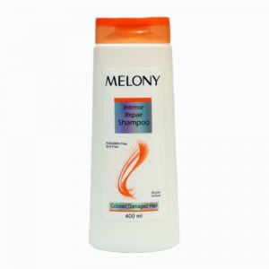 شامپو ترمیم کننده ملونی Melony مدل Instant Repair مناسب موهای آسیب دیده و رنگ شده حجم 400 میل