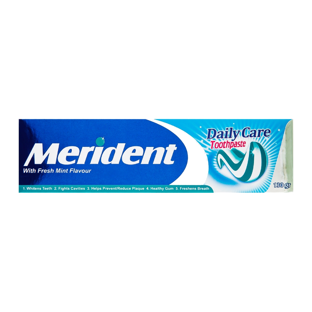 خمیر دندان ژله ای مریدنت Merident مدل Daily Care مناسب مصرف روزانه وزن 130 گرم