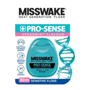 نخ دندان میسویک Misswake مدل Pro Sense ضد حساسیت طول 50 متر