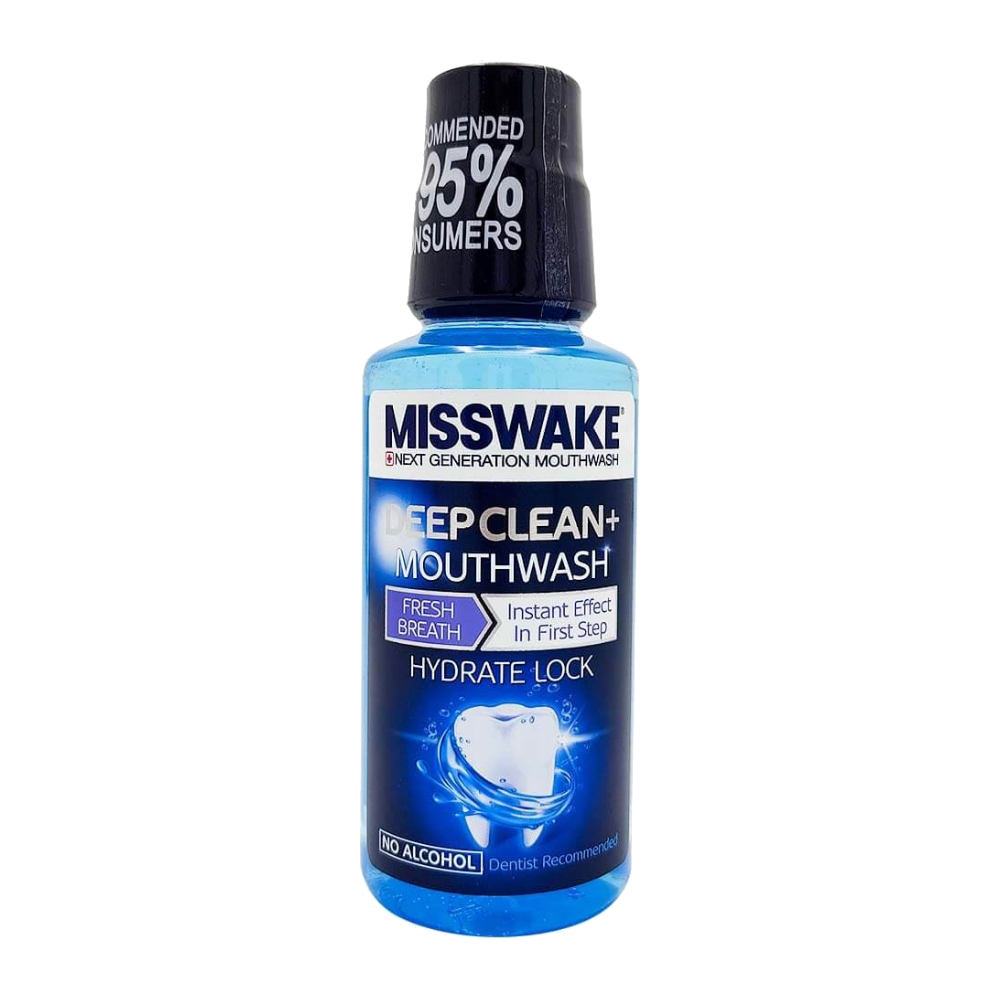 دهان شویه میسویک Misswake مدل Deep Clean خوشبو کننده دهان حجم 400 میل