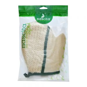 لیف حمام ناسکیتا Nascita مدل Spa Sisal Mitten دستکشی بسته 1 عددی