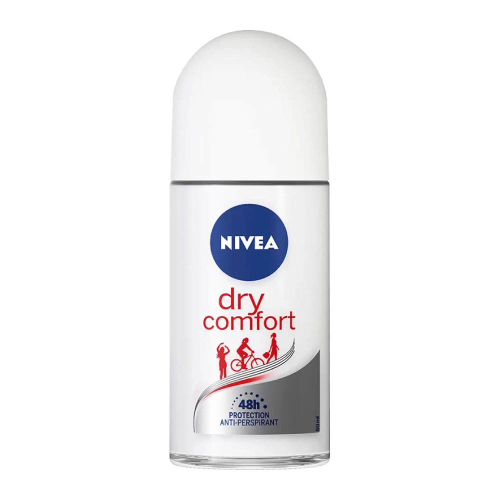 مام رول زنانه نیوآ Nivea مدل Dry Comfort ماندگاری 48 ساعته حجم 50 میل