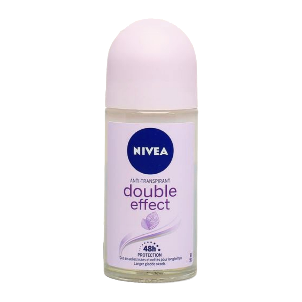 مام رول زنانه نیوآ Nivea مدل Duble Effect کنترل کننده میزان تعریق حجم 50 میل