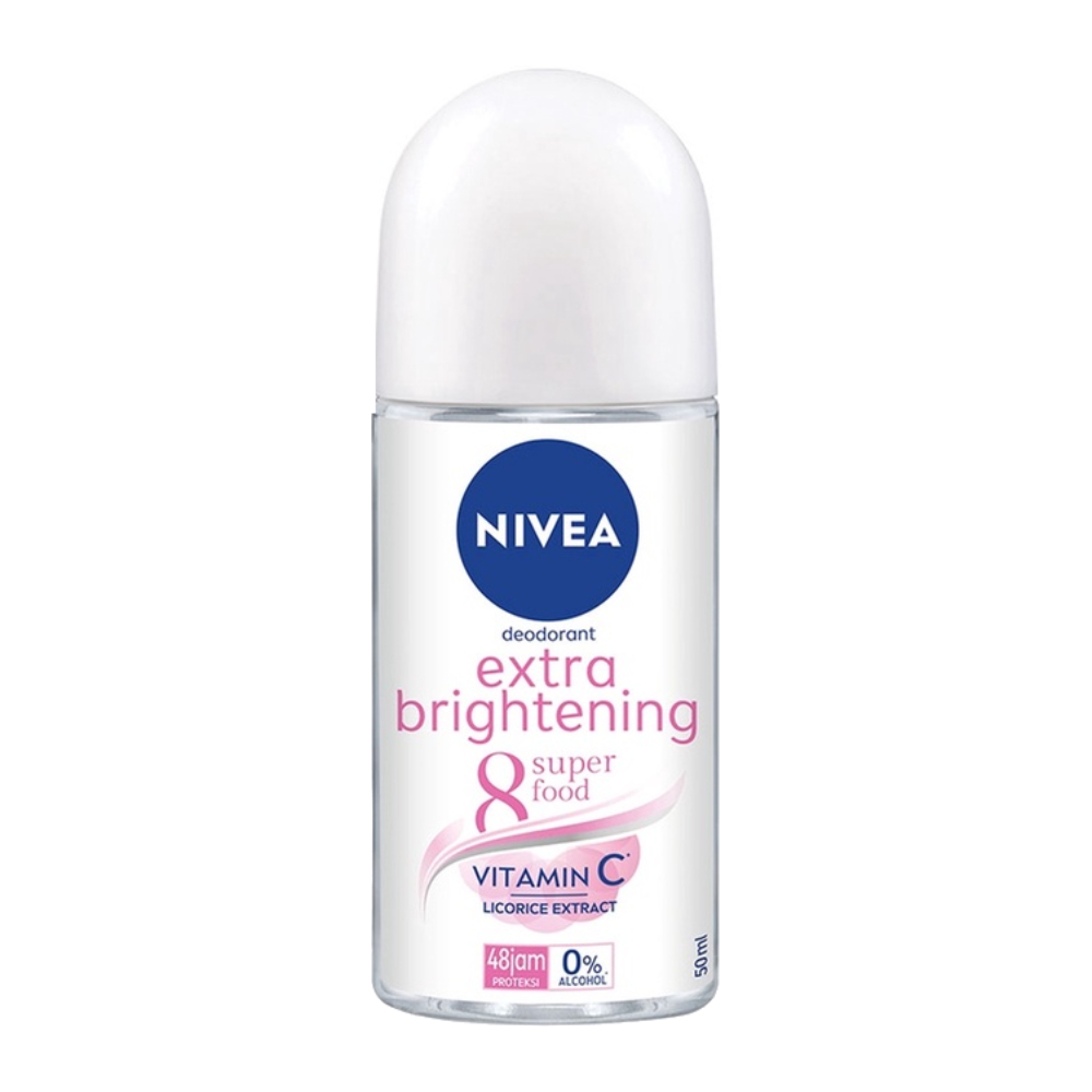 مام رول زنانه نیوآ Nivea مدل Extra Brightening حاوی ویتامین سی حجم 50 میل