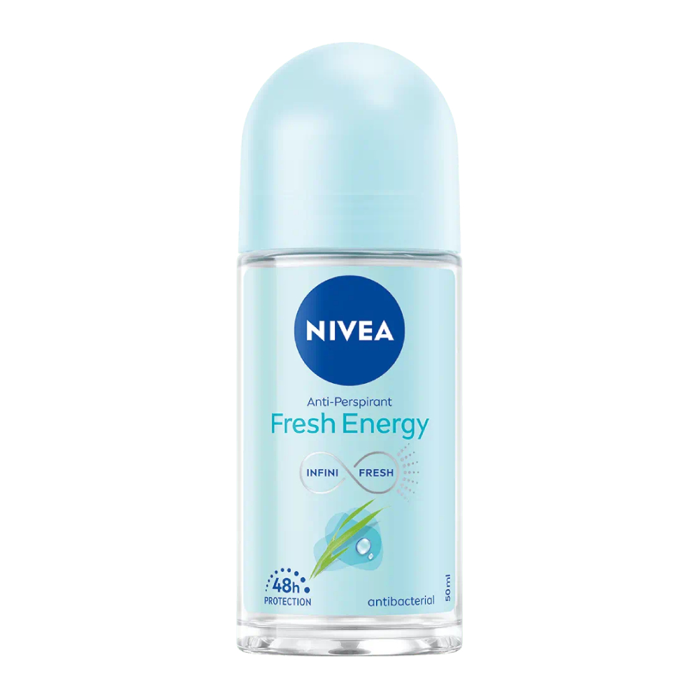 مام رول زنانه نیوآ Nivea مدل Fresh Energy ماندگاری 48 ساعته حجم 50 میل