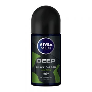 مام رول مردانه نیوآ Nivea مدل Deep Black Carbon Amazonia حجم 50 میل