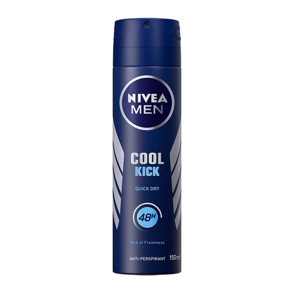 اسپری ضد تعریق مردانه نیوآ Nivea مدل Cool Kick رایحه خنک حجم 150 میل