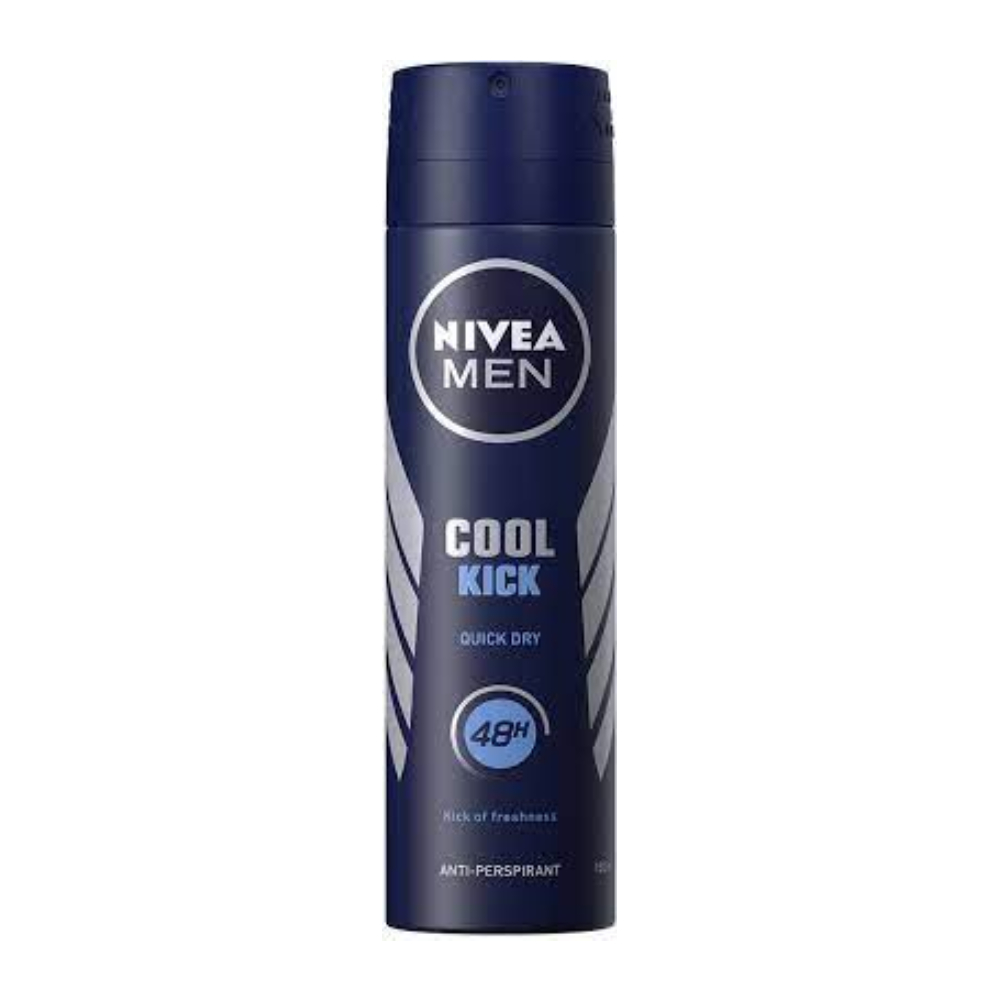 اسپری ضد تعریق مردانه نیوآ Nivea مدل Cool Kick حجم 150 میل