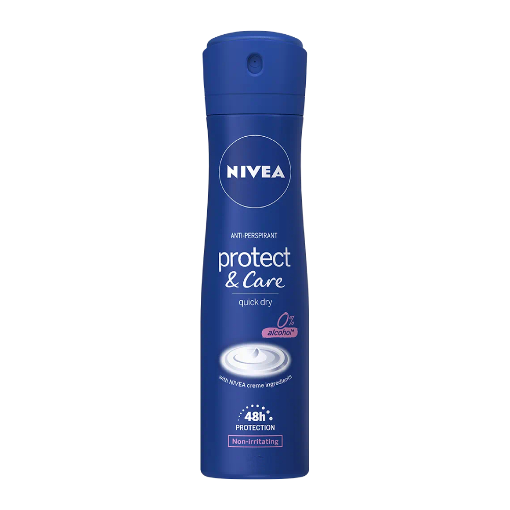 اسپری ضد تعریق زنانه نیوآ Nivea مدل Protect And Care حجم 200 میل