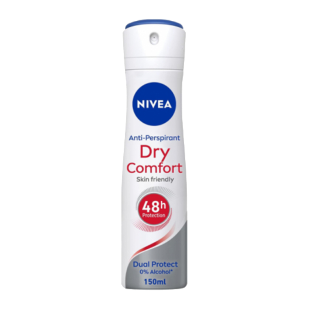 اسپری ضد تعریق زنانه نیوآ Nivea مدل Dry Comfort رایحه مطبوع حجم 150 میل