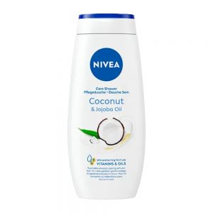 شامپو بدن نیوآ Nivea مدل Coconut And Jojoba Oil حاوی روغن نارگیل حجم 250 میل