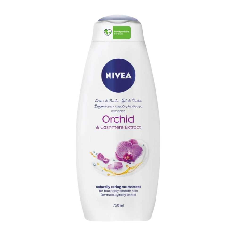 شامپو بدن زنانه نیوآ Nivea مدل Orchid And Cashmere حجم 750 میل