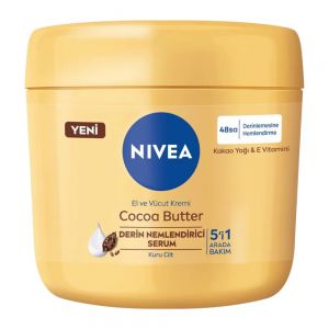 کرم دست و بدن نیوآ Nivea مدل Cocoa Butter حاوی کره کاکائو حجم 400 میل