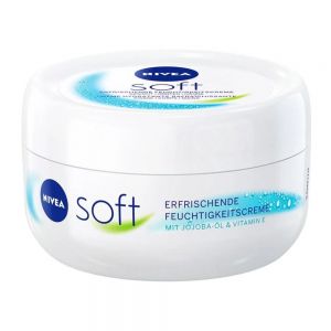 کرم مرطوب کننده دست و بدن نیوآ Nivea مدل Soft آبرسان قوی حجم 200 میل