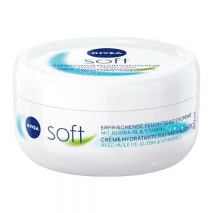 کرم مرطوب کننده دست و بدن نیوآ Nivea مدل Soft آبرسان قوی حجم 50 میل