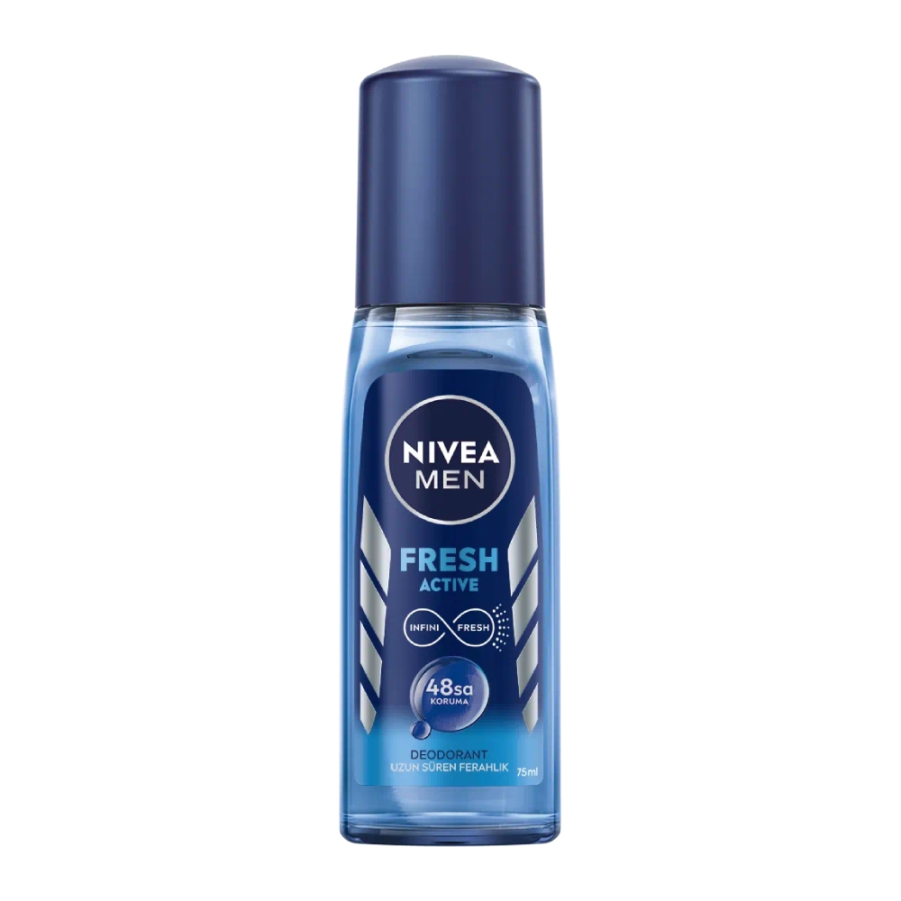 اسپری دئودورانت نیوآ Nivea مدل Fresh Active مناسب آقایان حجم 75 میل