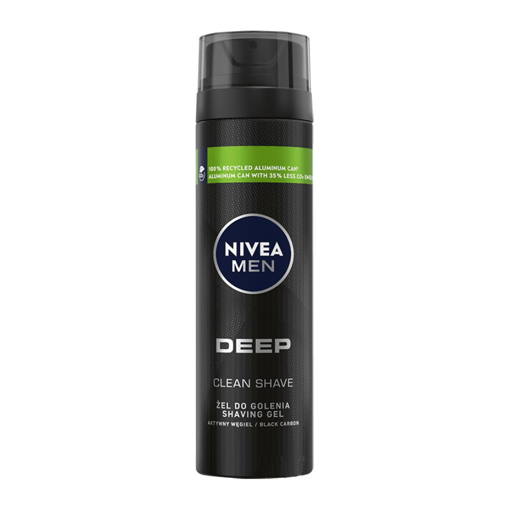 ژل اصلاح صورت نیوآ Nivea مدل Deep حاوی کربن سیاه حجم 200 میل