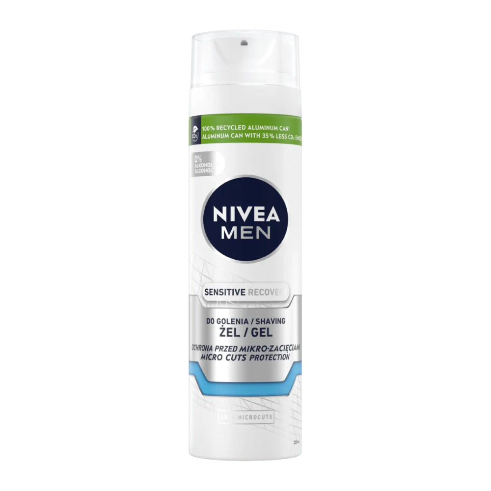 ژل اصلاح صورت نیوآ Nivea مدل Sensitive Recovery مناسب پوست حساس حجم 200 میل