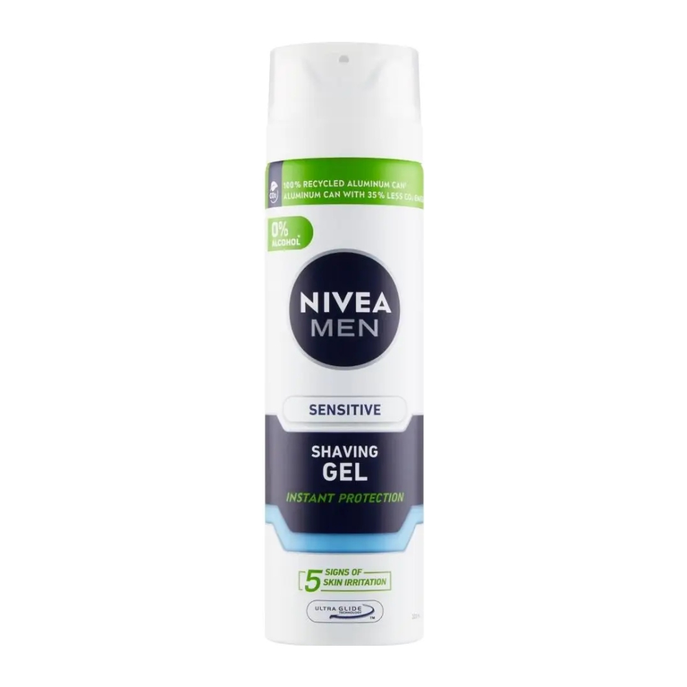 ژل اصلاح صورت نیوآ Nivea مدل Sensitive مناسب پوست حساس حجم 200 میل