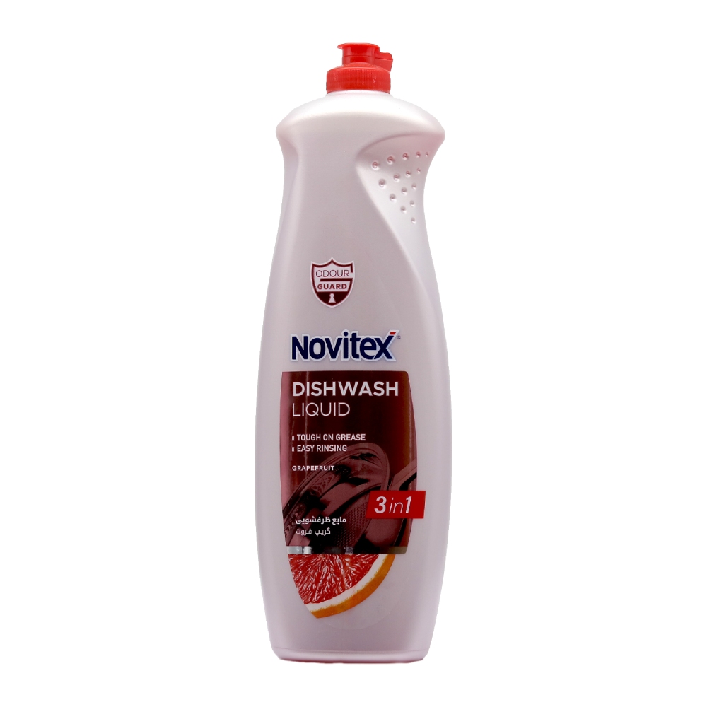 مایع ظرفشویی Novitex مدل Grapefruit رایحه گریپ فروت وزن 1000 گرم