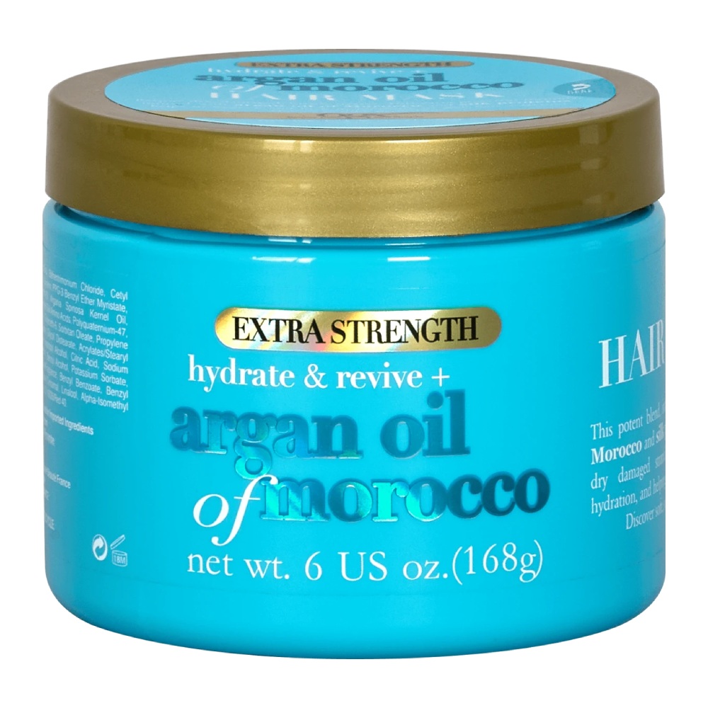 ماسک مو OGX مدل Argan Oil of Morocco حاوی روغن آرگان مراکشی وزن 168 گرم