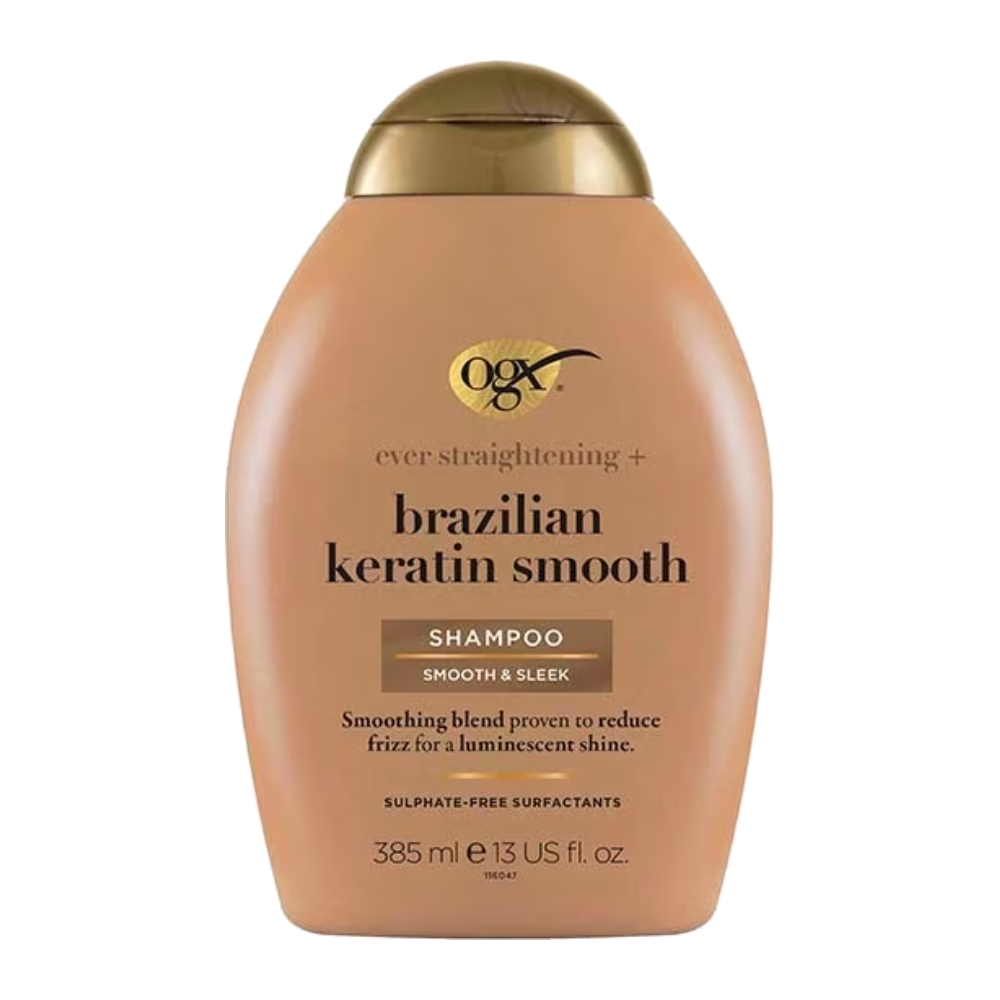 شامپو موی سر Ogx مدل Brazilian Keratin حاوی کراتین برزیلی حجم 385 میل