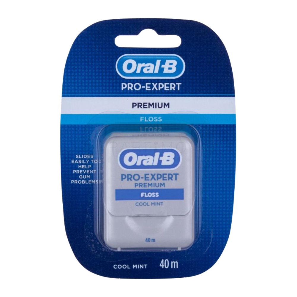 نخ دندان اورال بی Oral-B مدل Pro Expert Premium  طعم نعنا طول 40 متر