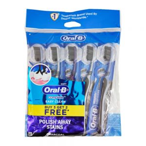 مسواک ذغالی اورال بی Oral-B مدل Complete Easy Clean بسته 5 عددی