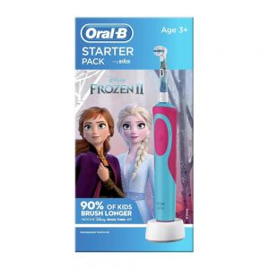 مسواک برقی کودک اورال بی Oral-B مدل Extra Soft طرح Frozen همراه با سری اضافه