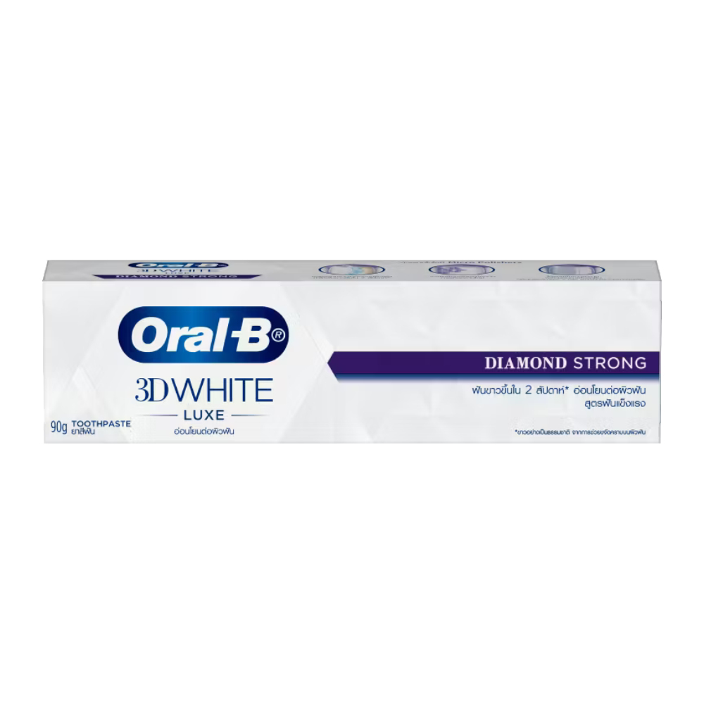 خمیر دندان اورال بی Oral-B مدل Diamond Strong سفید کننده وزن 90 گرم