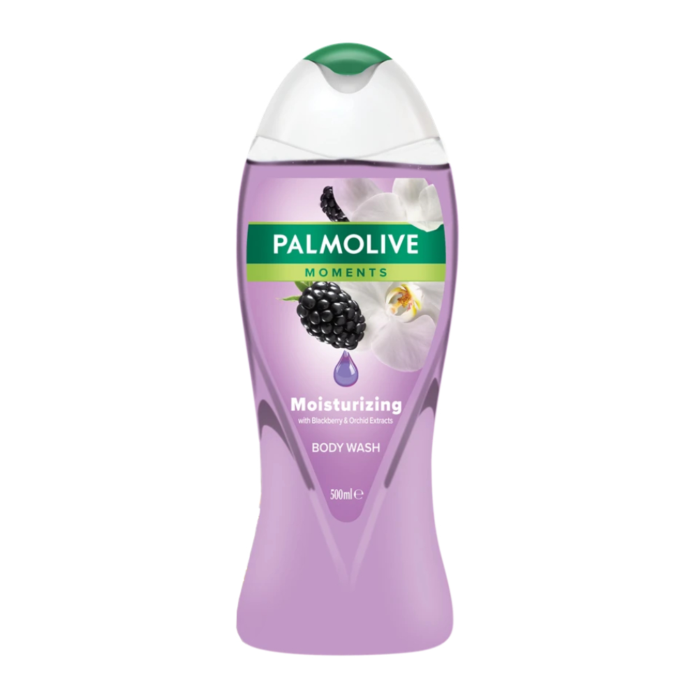 شامپو بدن پالمولیو Palmolive مدل Blackberry And Orchid حاوی بلک بری و ارکیده حجم 500 میل