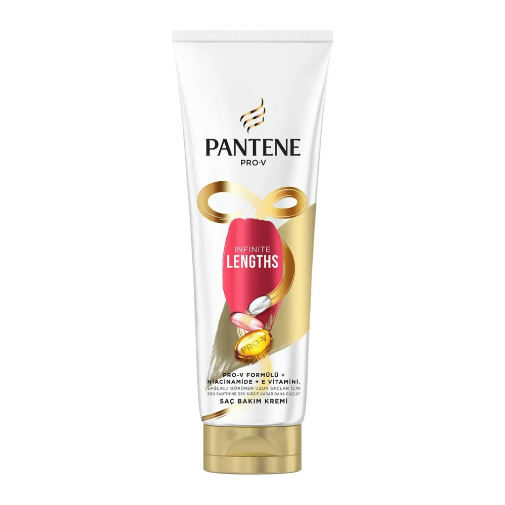 نرم کننده مو پنتن Pantene مدل Infinite Lengths مناسب موهای بلند حجم 275 میل