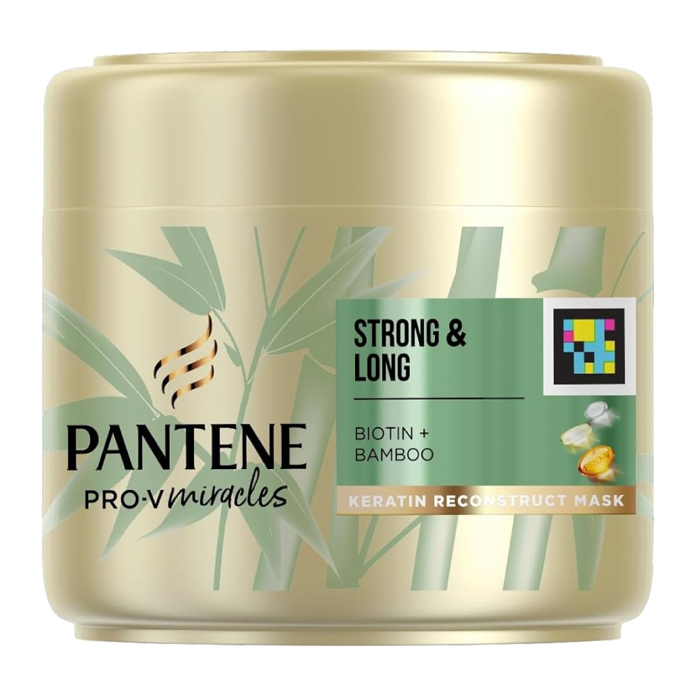 ماسک مو پنتین Pantene مدل Strong And Long حاوی کراتین حجم 300 میل