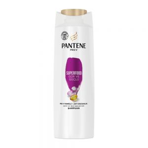 شامپو ترمیم کننده موی سر پنتین Pantene مدل Super Food حجم 350 میل