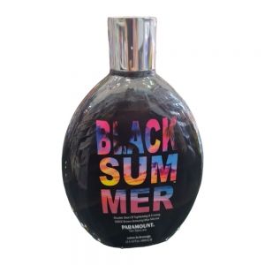 لوسیون سولاریوم پارامونت Paramount مدل Black Summer خوش رنگ كننده پوست حجم 400 میل