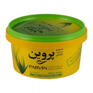 موم سرد اپیلاسیون پروین Parvin مدل Aloe Vera حاوی عصاره آلوئه ورا وزن 700 گرم