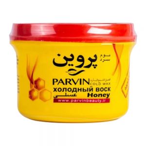 موم سرد اپیلاسیون پروین Parvin مدل Honey حاوی عصاره عسل وزن 280 گرم