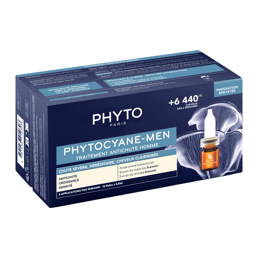 سرم ویال ضد ریزش و تقویت کننده مو Phyto مدل 440 مناسب آقایان حجم 42 میل