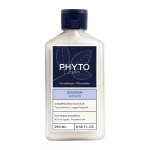 شامپو نرم کننده موی سر Phyto مدل Douceur Softness مناسب مصرف روزانه حجم 250 میل