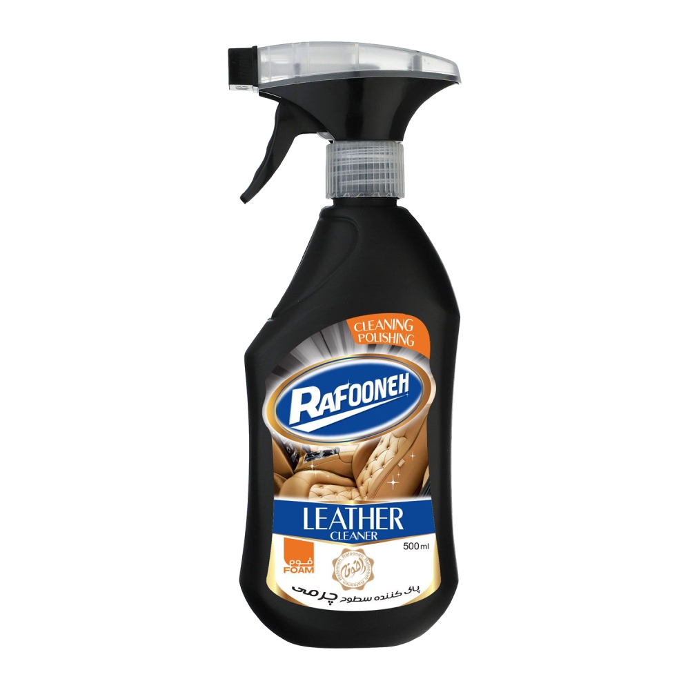 اسپری پاک کننده سطوح چرمی رافونه Rafooneh مدل Leather Cleaner حجم 500 میل