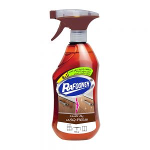 اسپری پاک کننده سطوح چوبی رافونه Rafooneh مدل Wood Cleaner وزن 500 گرم